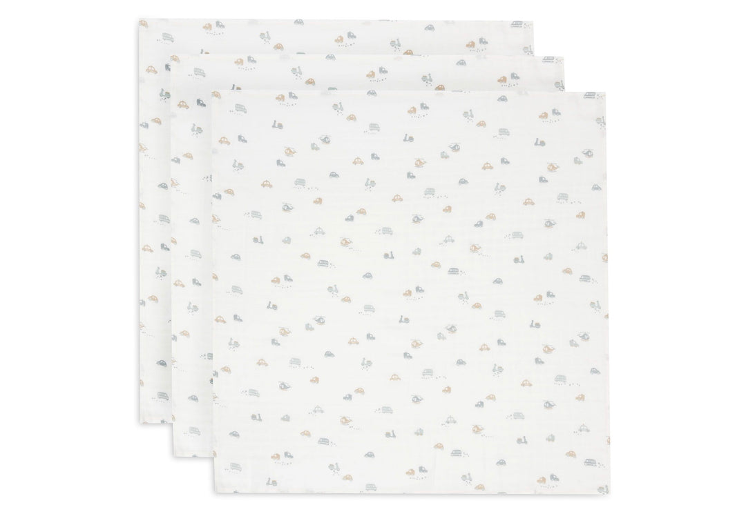 Jollein hydrofiele doek small 70x70 - On The Go - 3 stuks
