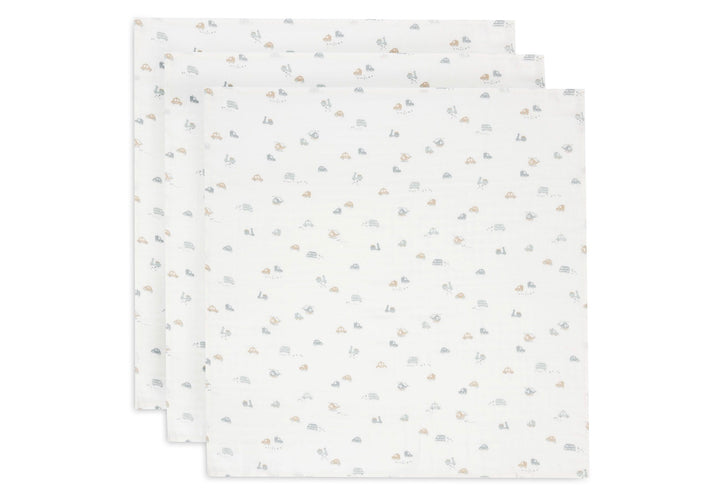 Jollein hydrofiele doek small 70x70 - On The Go - 3 stuks