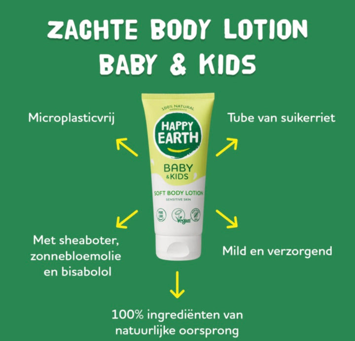 Happy Earth - zachte bodylotion 200ml