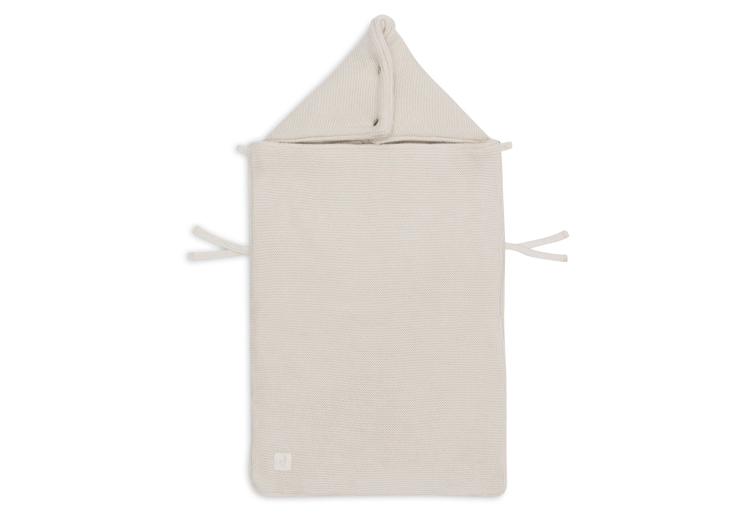 Jollein voetenzak groep 0+ 3/5 punts gordel basic knit - Nougat