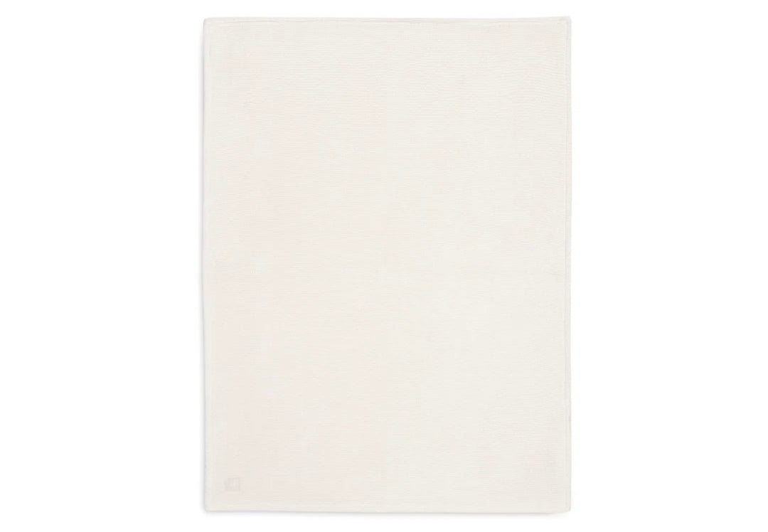 Jollein wiegdeken 75x100cm Basic Knit - Ivory/coral Fleece