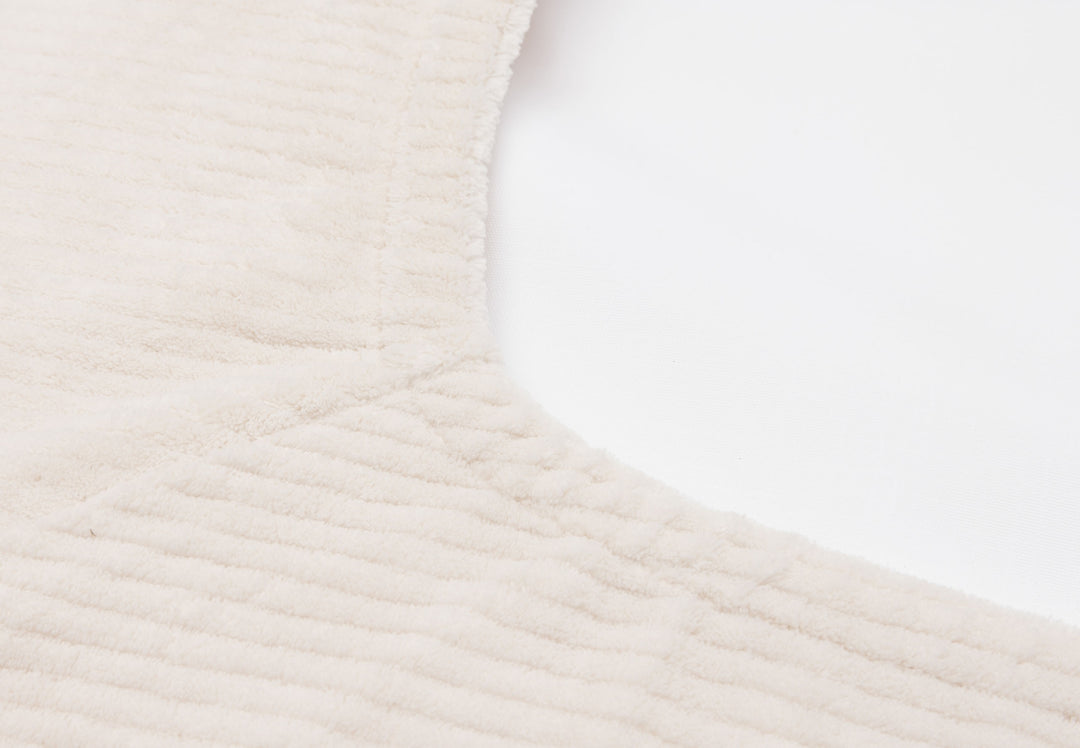 Jollein aankleedkussenhoes 50x70 cloudy rib - Oatmeal