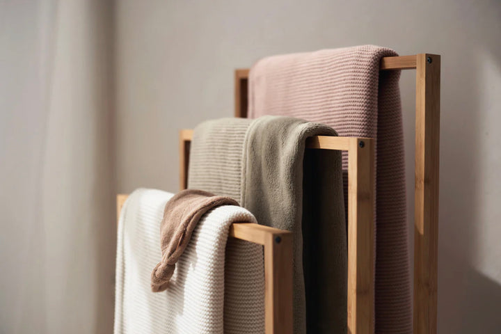 Jollein wiegdeken 75x100cm Basic Knit - Olive Green/Fleece