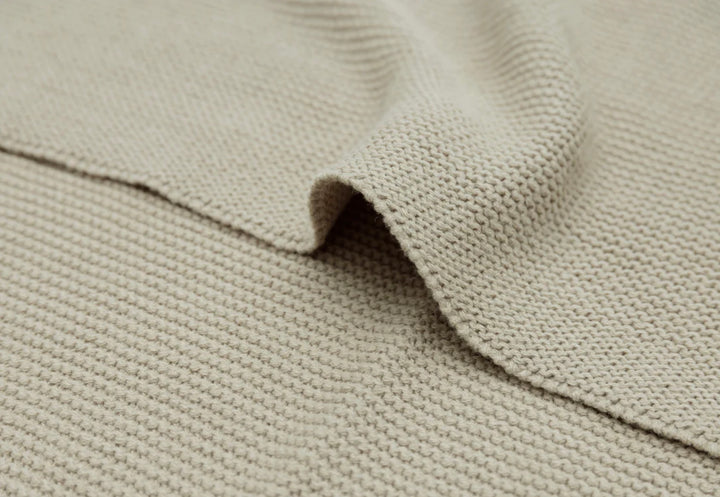 Jollein wiegdeken 75x100cm basic knit - Olive Green