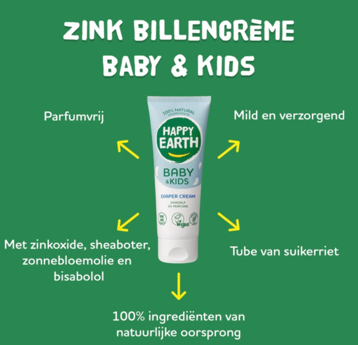 Happy Earth - zink billencreme 75ml