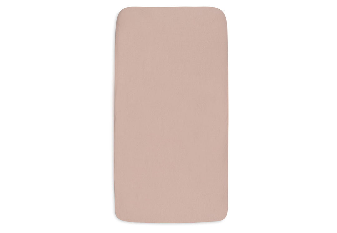 Jollein hoeslakens jersey 2-pack - Wild rose / Ivory