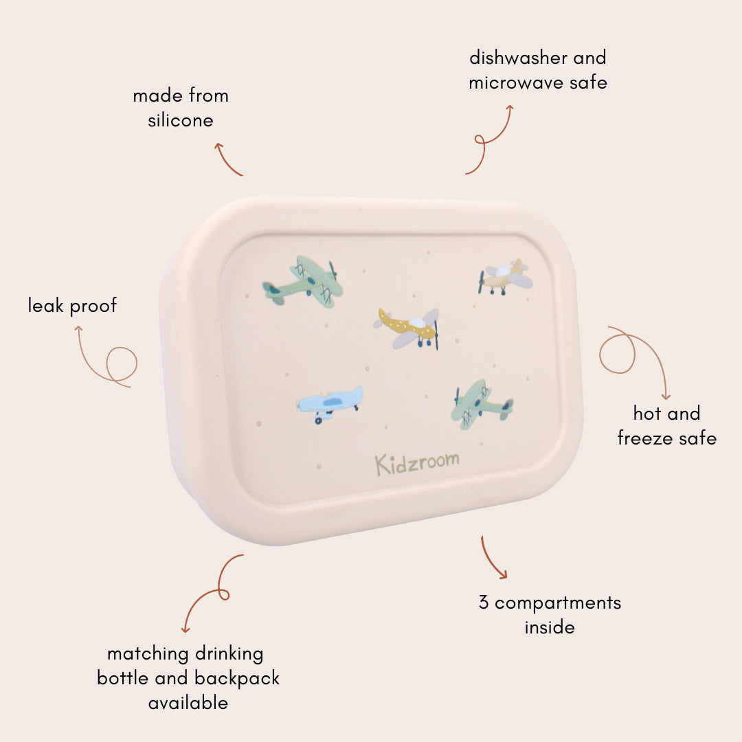 Kidzroom lunchbox - Vliegtuigen