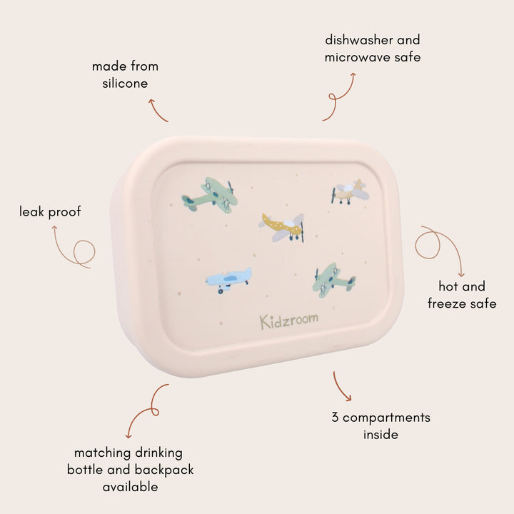 Kidzroom lunchbox - Vliegtuigen