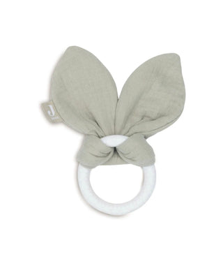 Jollein bijtring siliconen bunny ears - Olive Green