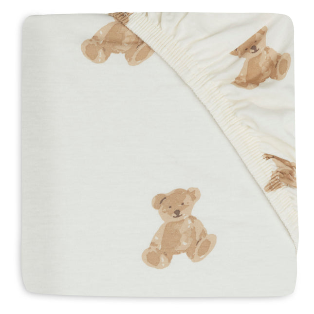 Jollein hoeslakens jersey 60x120 - Teddybear