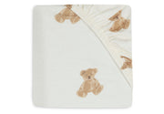 Jollein hoeslakens jersey - Teddybear
