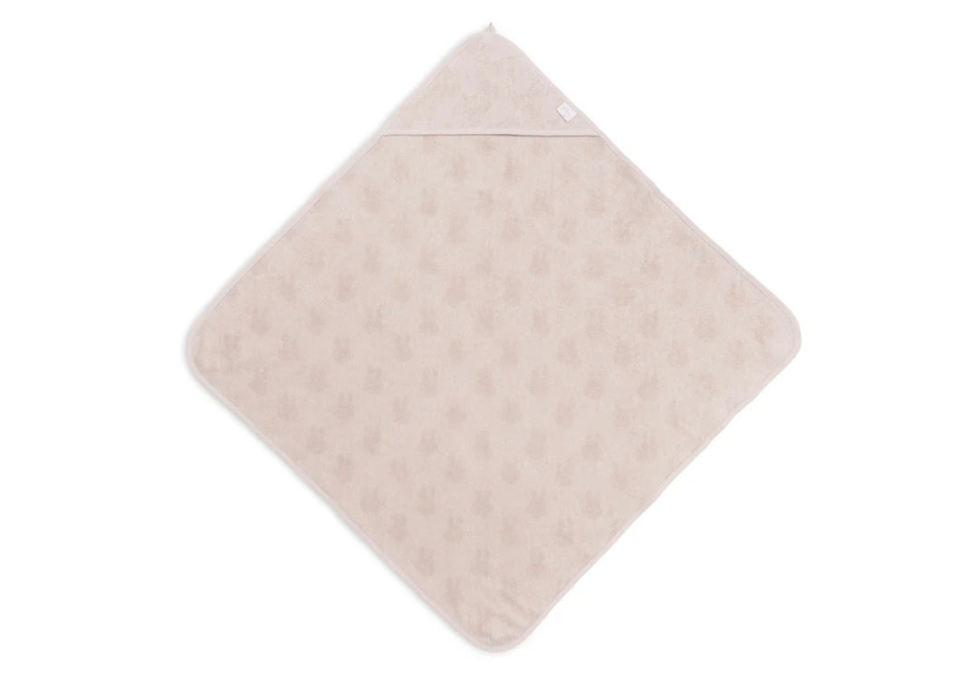 Jollein badcape badstof 75x75 miffy jacquard - Nougat