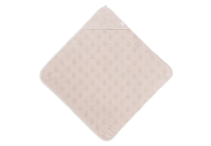 Jollein badcape badstof 75x75 miffy jacquard - Nougat