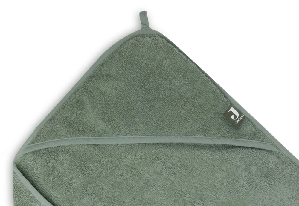 Badcape badstof 75x75cm - Ash Green