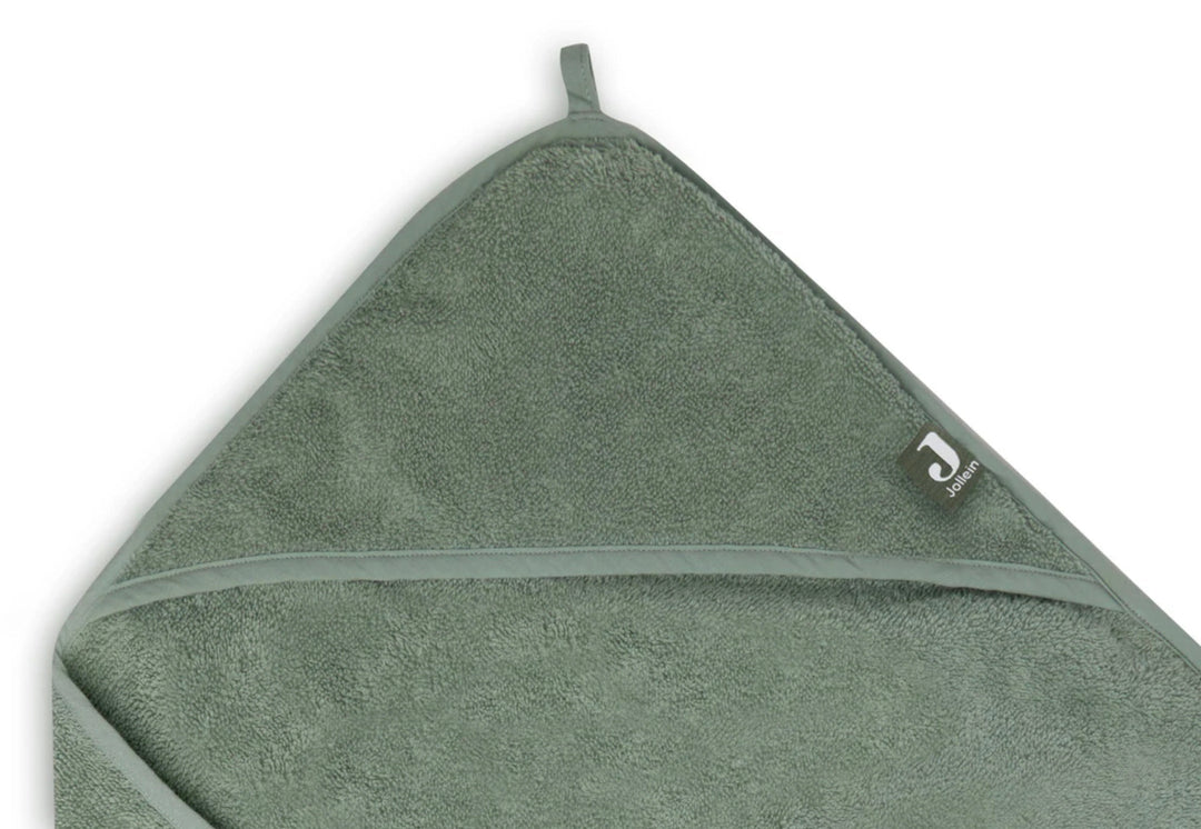 Badcape badstof 75x75cm - Ash Green