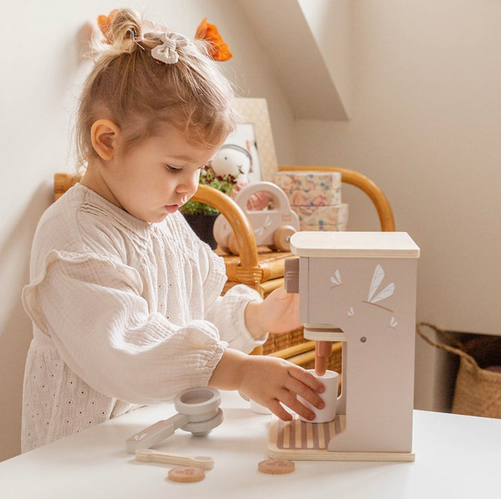 Label Label espresso machine - nougat