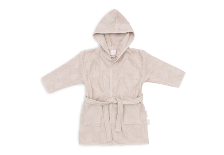 Jollein badjas 3/4 jaar miffy jacquard - Nougat