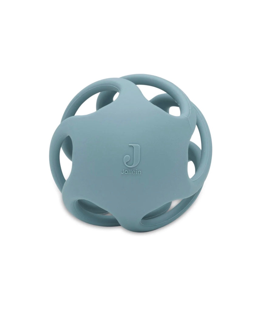 Jollein bijtring bal siliconen - Sea Green