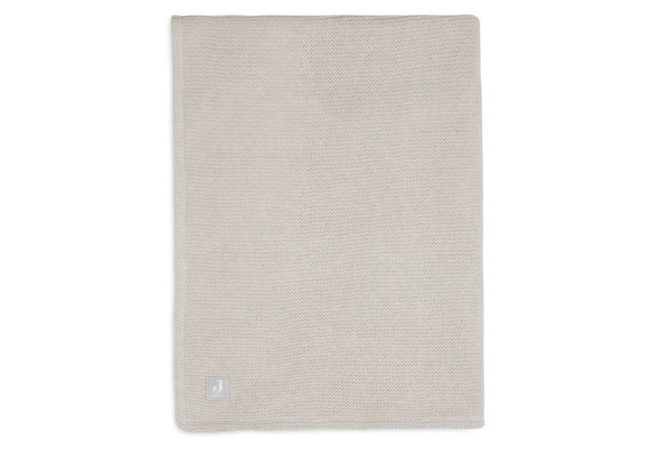 Jollein wiegdeken 75x100cm Basic Knit - Nougat/Fleece