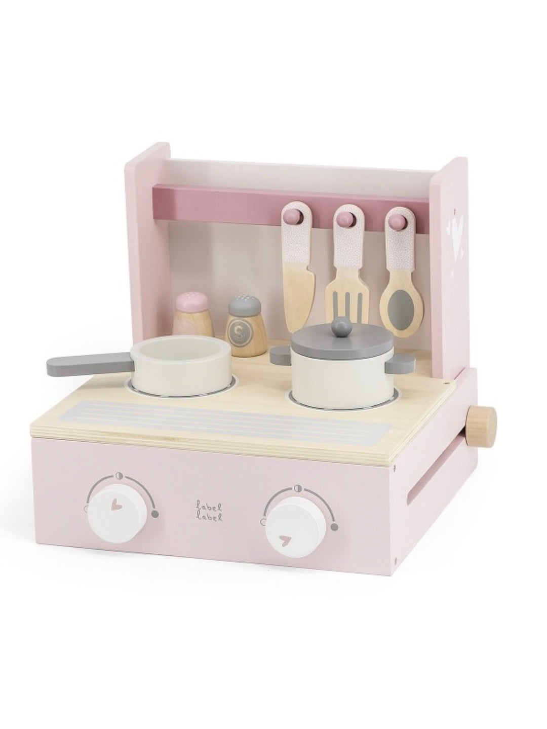 Label Label houten mini keuken - roze