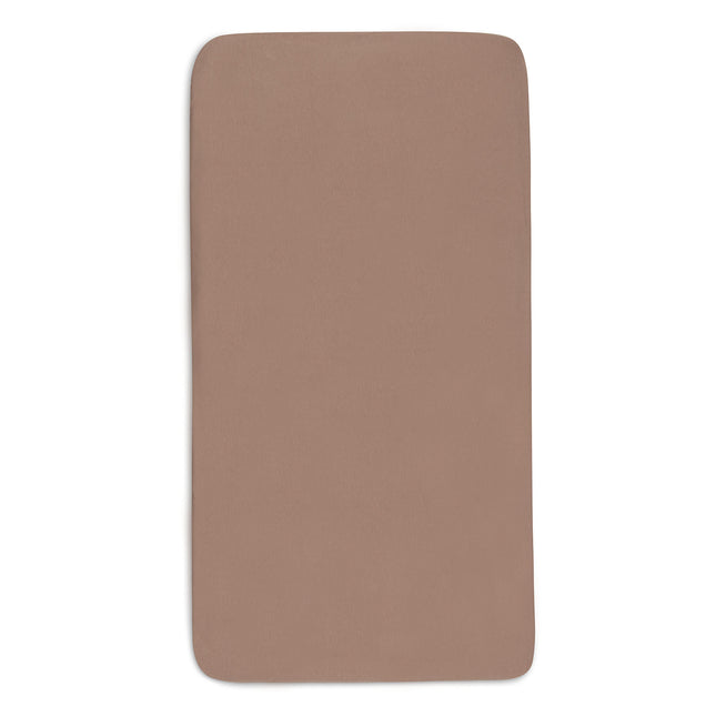 Jollein hoeslakens jersey 2-pack 60x120 - Milky coffee / Ivory