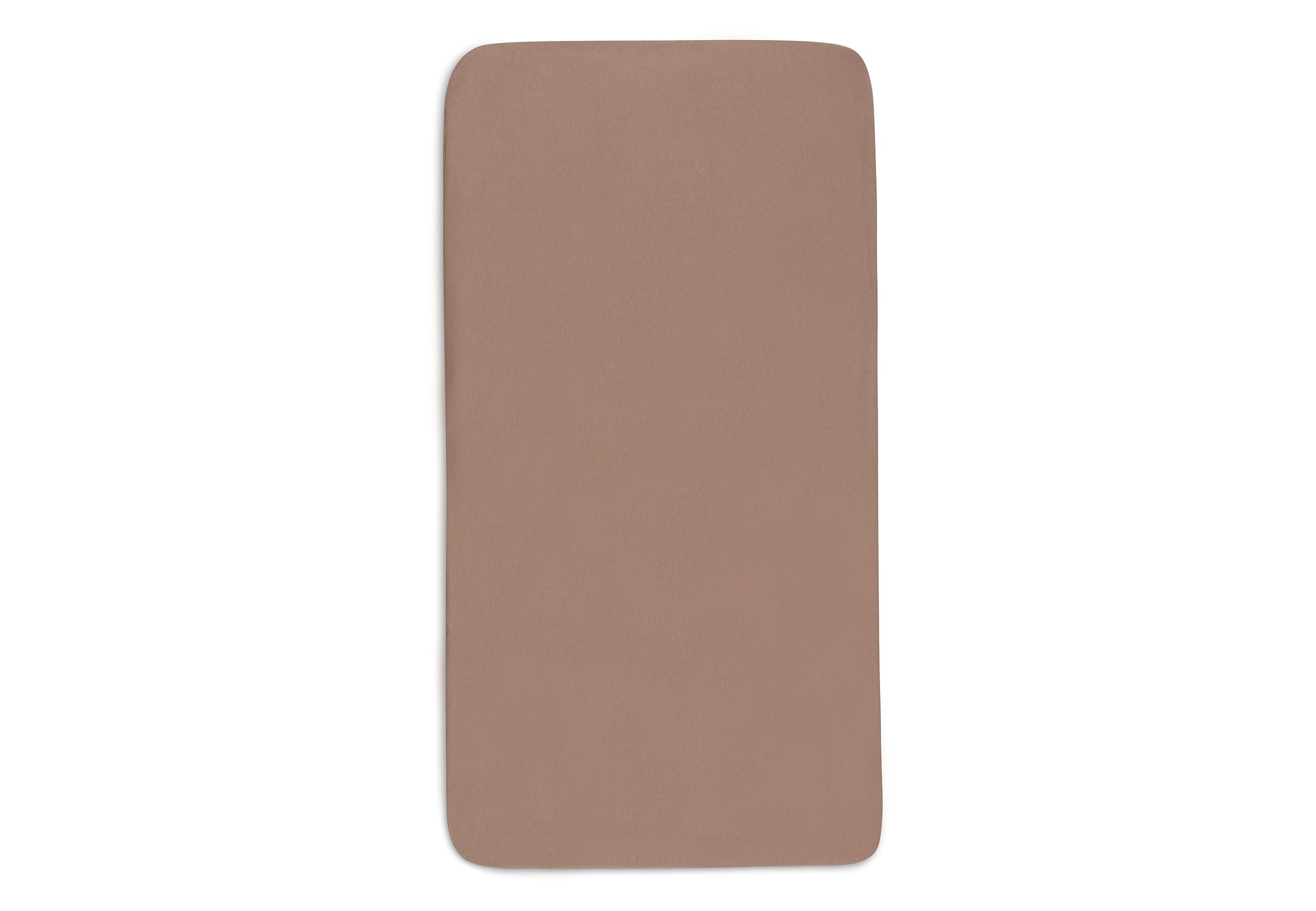 Jollein hoeslakens jersey 2-pack 60x120 - Milky coffee / Ivory