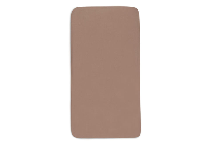 Jollein hoeslakens jersey 2-pack - Milky coffee / Ivory