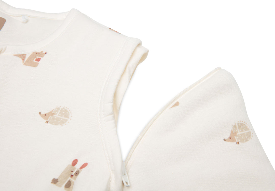 Jollein slaapzak met afritsbare mouwen - Animal friends