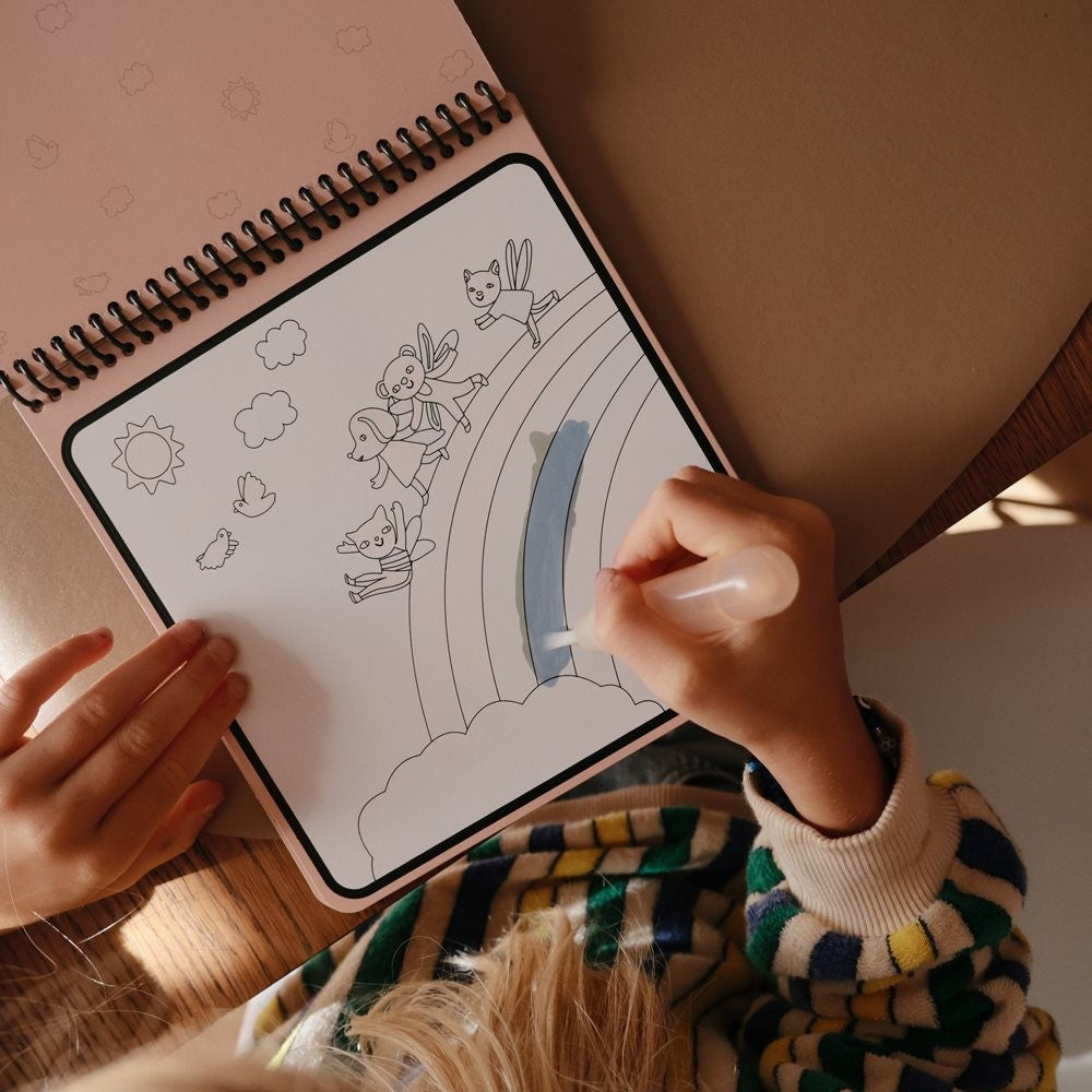 Mushie herbruikbaar waterkleurboek - Fairies